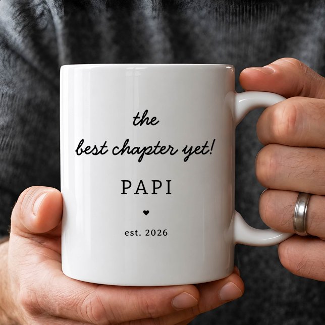 Personalised Papi Mug New Grandpa Gift (Creator Uploaded)