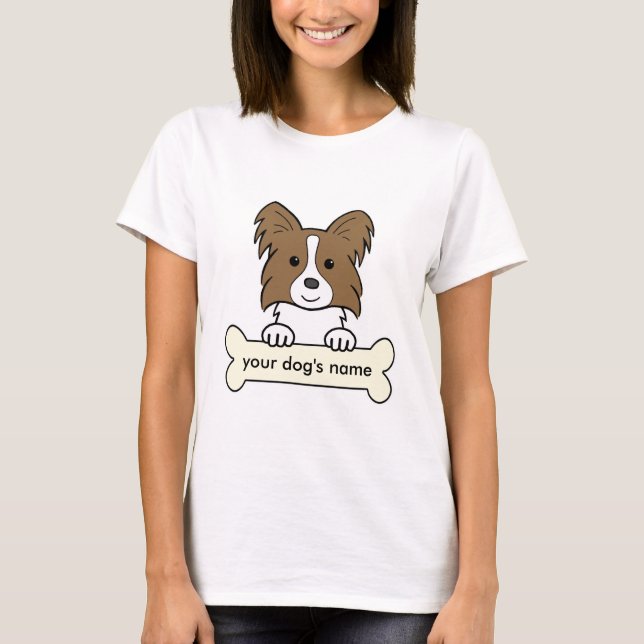 Personalised Papillon T-Shirt (Front)