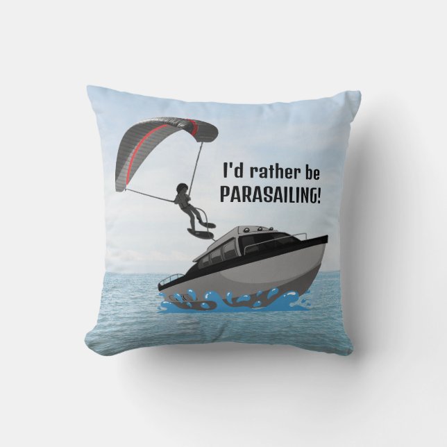 Personalised Parasailing  Cushion (Front)