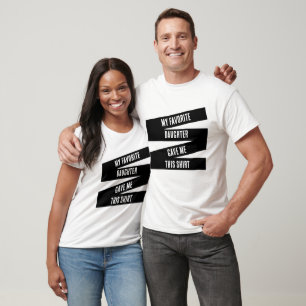 Personalised Parent Gift From Favourite Child T-Shirt