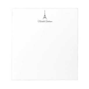 Personalised Paris Eiffel Tower France  Notepad