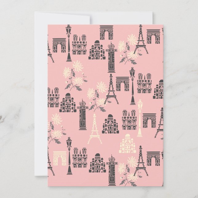 Personalised Paris Notecards (Front)