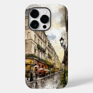 Personalised Paris Watercolor Phone Case