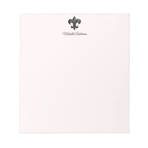 Personalised Parisian French Fleur de Lis Paris    Notepad