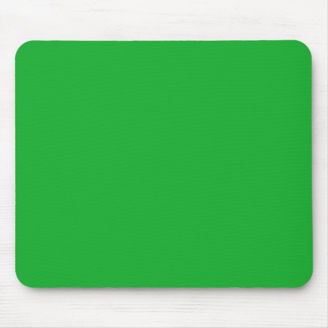 Personalised Parrot Green Single Coloured Mouse Pad (Front)
