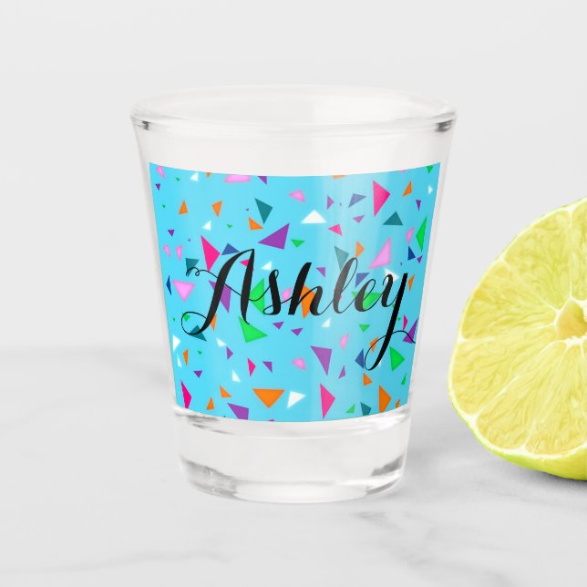 Personalised Party Confetti Shot Glass (Front)