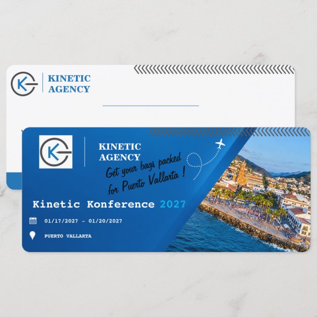 Personalised Pass Invitation (Front/Back)
