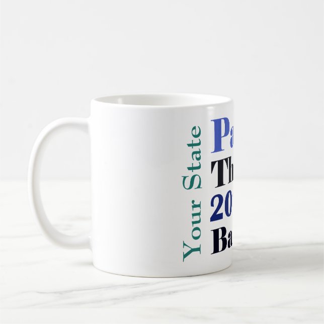 Personalised Passing the Bar Coffee Mug (Left)