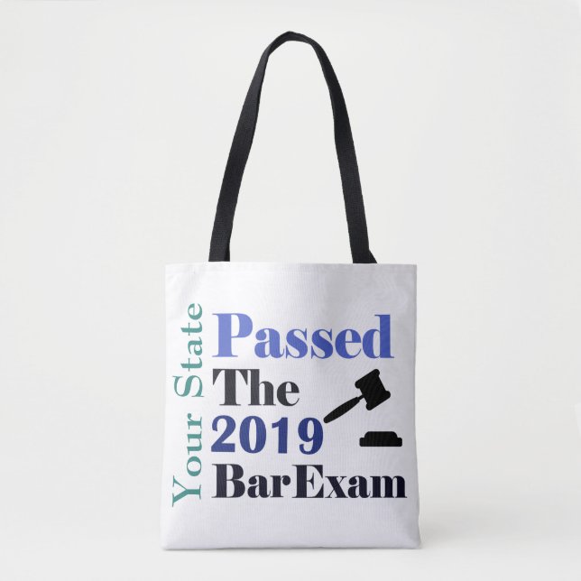 Personalised Passing the Bar Tote Bag (Front)