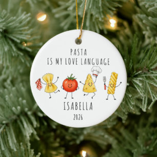 Personalised Pasta Lover Ornament