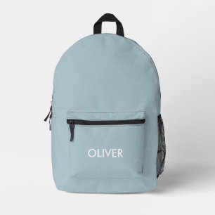 Personalised Pastel Blue Kids Backpack