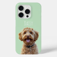 Personalised Pastel Green Dog Photo 