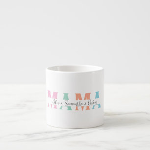 Personalised Pastel MAMA Mother's Day Gift    Espresso Cup