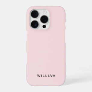 Personalised Pastel Pink iPhone Case with Custom