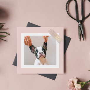 Personalised Pastel Pink Photo