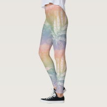 Personalised Pastel Rainbow Asanoha delicate leaf