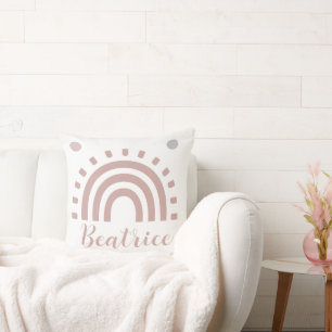 Personalised Pastel Rainbow Nursery Pillow