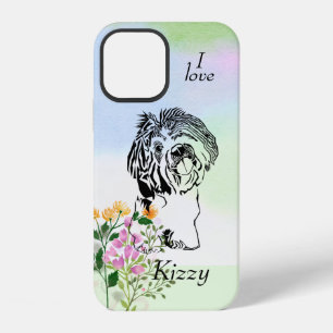 Personalised Pastel Shih Tzu Apple iPhone Case
