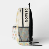 Personalised Pastel Sunshine Printed Backpack (Right)