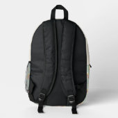 Personalised Pastel Sunshine Printed Backpack (Back)