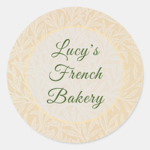 Personalised Pastel Willow William Morris Classic Round Sticker