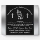 Personalised Pastor Anniversary Plaques, Scripture