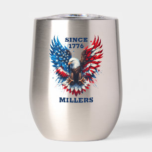 Personalised Patriotic Colours America Bold Eagle