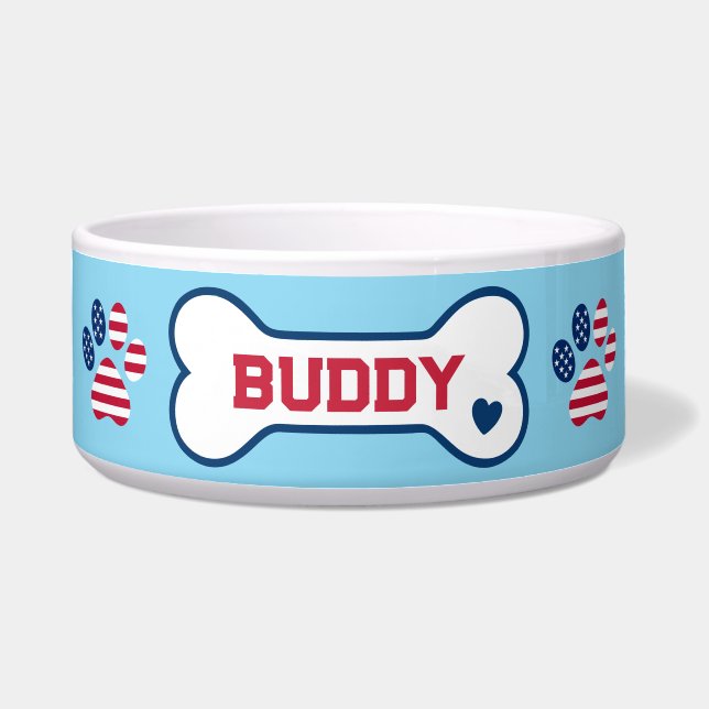 Personalised Patriotic Custom Red White and Blue (Front)