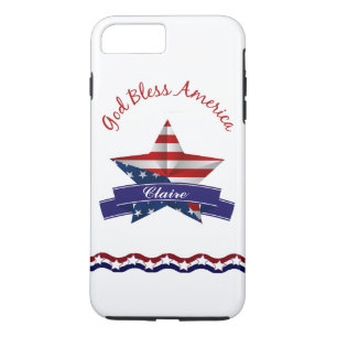 Personalised Patriotic iPhone 7-plus Case