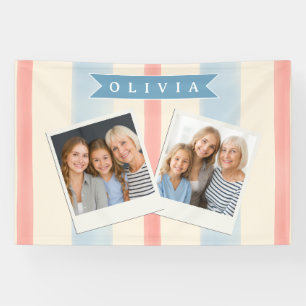 Personalised Patriotic Memorial Day 4th of July Banner
