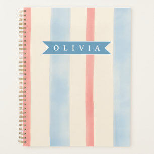 Personalised Patriotic Memorial Day 4th of July Planner