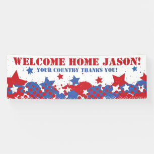 Personalised Patriotic Military Banner