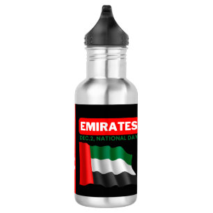 Personalised Patriotic United Arab Emirates Flag 532 Ml Water Bottle