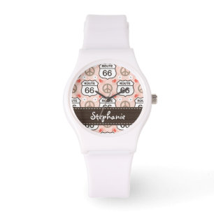 Personalised Peace Love Road Trip Watch