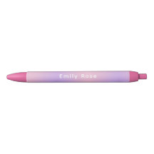 Personalised Pen with Name | Pink Purple Gradient