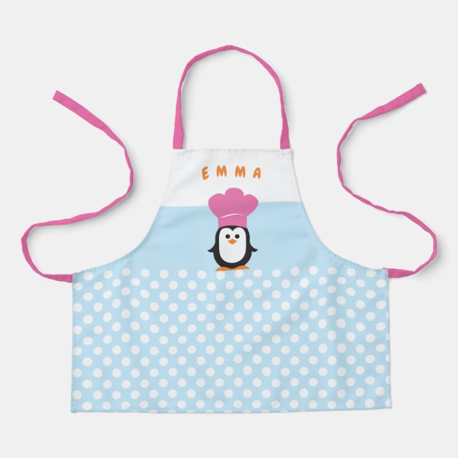 Personalised Penguin Apron (Front)