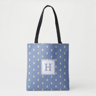 Personalised Penguin Monogram Tote Bag