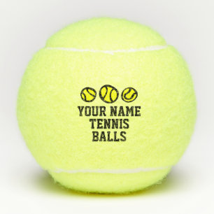 Personalised Penn tennis balls in can