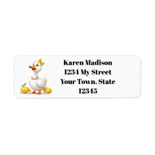 Personalised Peppy Goose