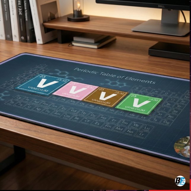 Personalised Periodic Table of Elements Custom P Desk Mat (Creator Uploaded)