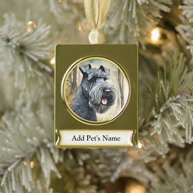 Personalised Pet Banner Ornament (Tree)