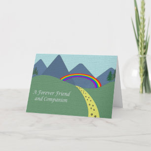 Personalised Pet Bereavement Sympathy Card