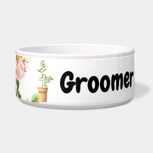 Personalised Pet Bowls Bohemian Cactus Succulents