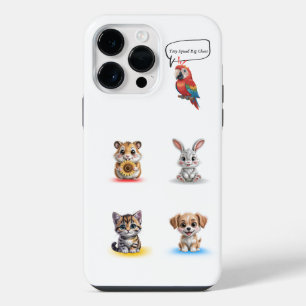 Personalised Pet Case Add Funny Text Cute Animal