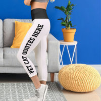 Personalised Pet Cat Quotes On Black White