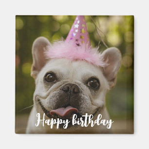 Personalised pet dog birthday Magnet
