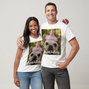 Personalised pet dog birthday T-Shirt