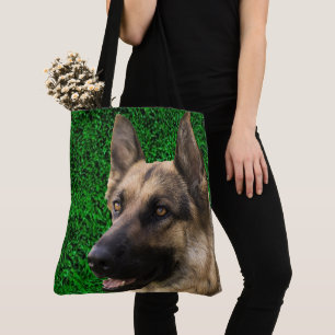 Personalised Pet Dog Photo Custom All Over Print T Tote Bag