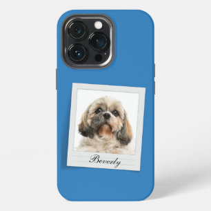 Personalised Pet Dog Photo Frame Name iPhone 13 Pro Case