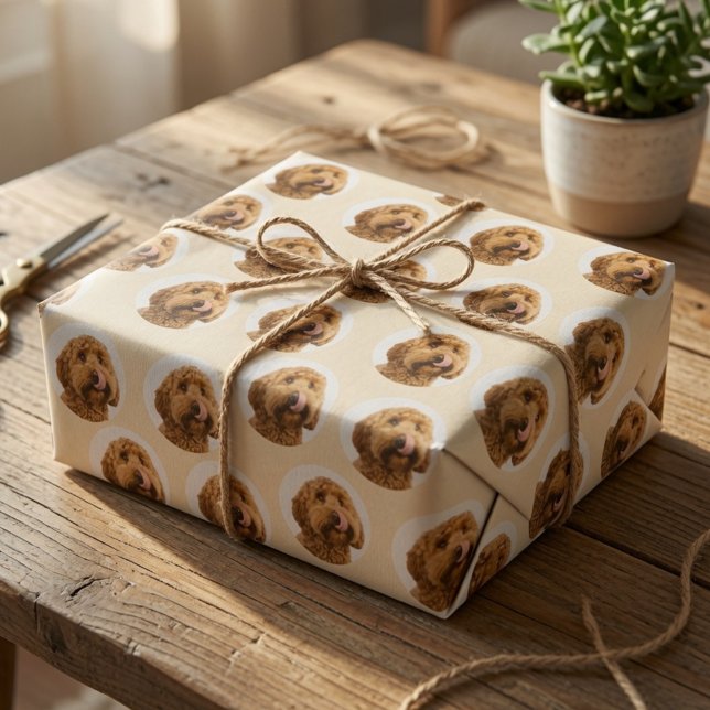 Personalised Pet Face Wrapping Paper | Custom Dog  (Creator Uploaded)